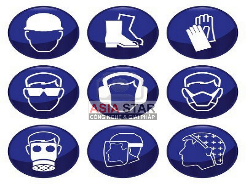 Luôn mang đồ bảo vệ cá nhân khi sử dung hoá chất tẩy rửa