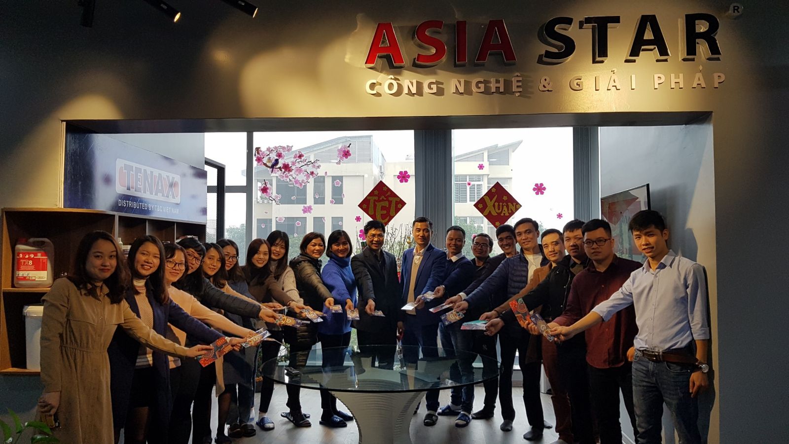 Nhân viên ASIA STAR vui năm mới