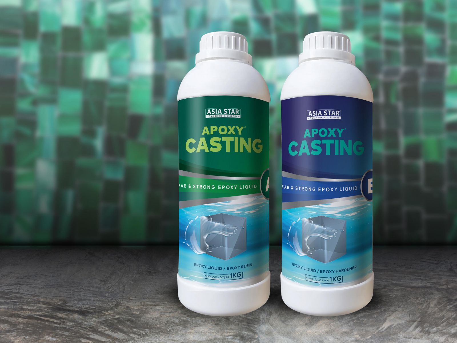 Keo Epoxy trong của ASIA STAR