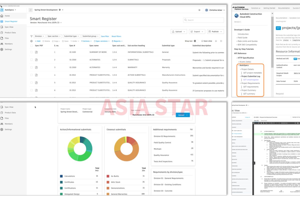 Giao diệm Autodesk Construction Cloud