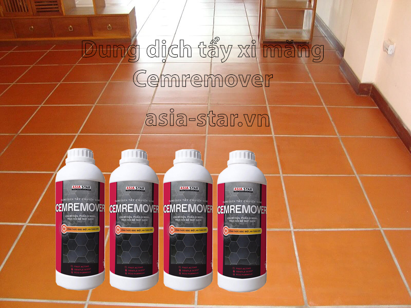 Dung dịch Cemremover chuyên dụng tấy vết xi măng