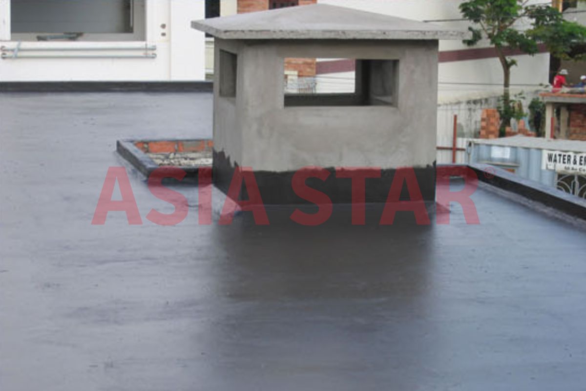 Sàn mái sau khi hoàn thiện