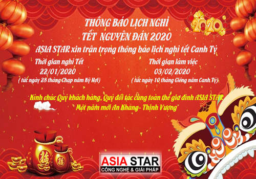 Thông báo lịch nghỉ tết 2020